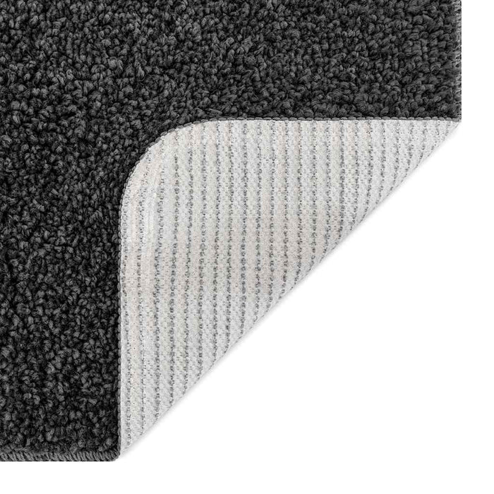 Covor Shaggy Antiderapant Gri închis 200 x 200 cm PP - WALTI WALTI
