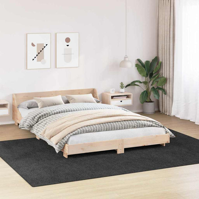 Covor Shaggy Antiderapant Gri închis 240 x 340 cm PP WALTI