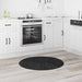 Covor Shaggy Antiderapant Gri închis 90 x 90 cm PP - WALTI WALTI
