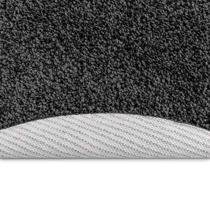 Covor Shaggy Antiderapant Gri închis 160 x 160 cm PP - WALTI WALTI