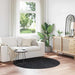 Covor Shaggy Antiderapant Gri închis 160 x 160 cm PP - WALTI WALTI