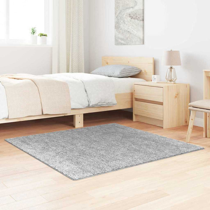 Covor Shaggy Antiderapant Gri 120 x 120 cm PP WALTI