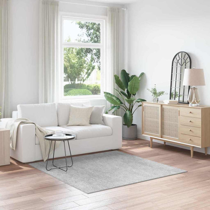 Covor Shaggy Antiderapant Gri 160 x 160 cm PP - WALTI WALTI