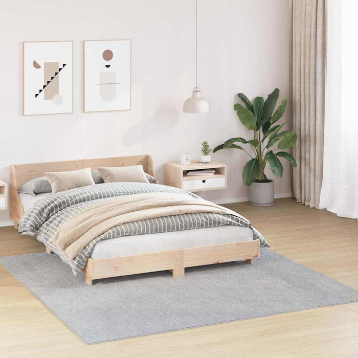 Covor Shaggy Antiderapant Gri 200 x 200 cm PP - WALTI WALTI