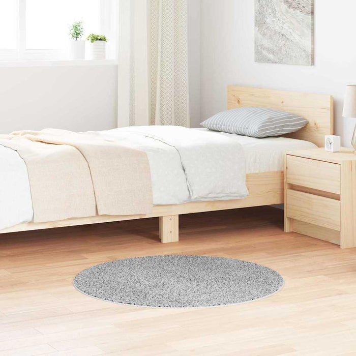 Covor Shaggy Antiderapant Gri 90 x 90 cm PP - WALTI WALTI