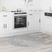 Covor Shaggy Antiderapant Gri 120 x 120 cm PP - WALTI WALTI