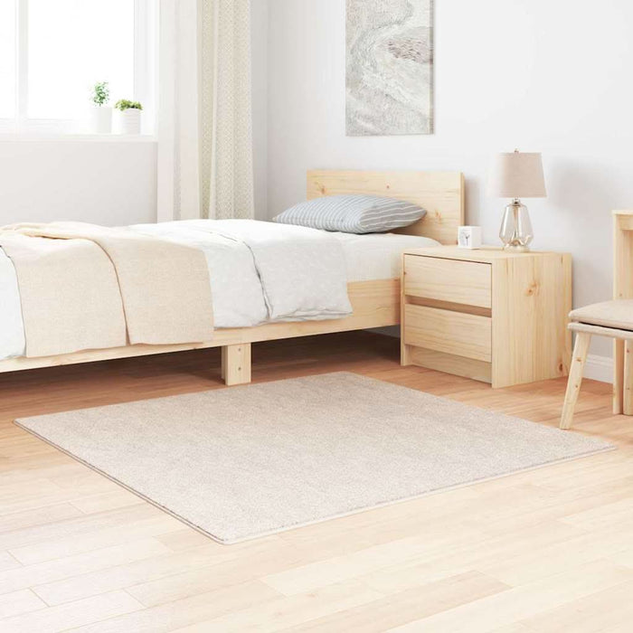 Covor Shaggy Antiderapant Crem 120 x 120 cm PP - WALTI WALTI
