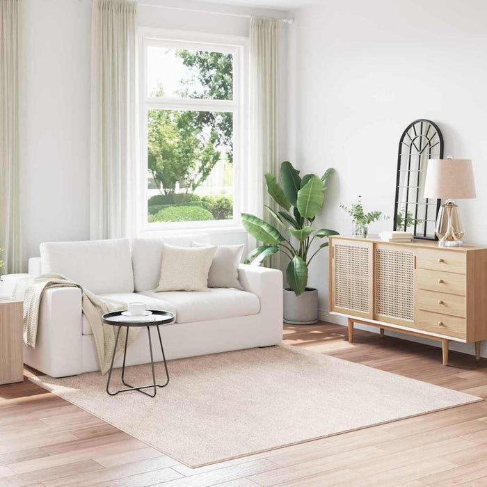 Covor Shaggy Antiderapant Crem 200 x 200 cm PP - WALTI WALTI