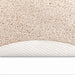 Covor Shaggy Antiderapant Crem 120 x 120 cm PP - WALTI WALTI