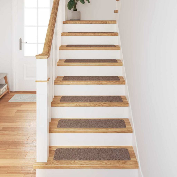 Tălpici Antiderapante pentru Trepte 15 pcs Maro 75 x 20 cm PP WALTI