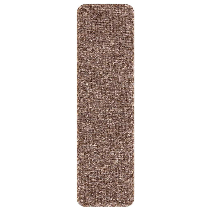 Tălpici Antiderapante pentru Trepte 15 pcs Maro 75 x 20 cm PP WALTI