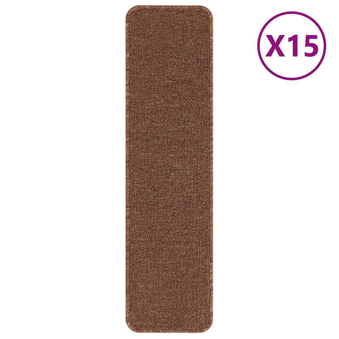 Tălpici Antiderapante pentru Trepte 15 pcs Galben 75 x 20 cm PP - WALTI WALTI
