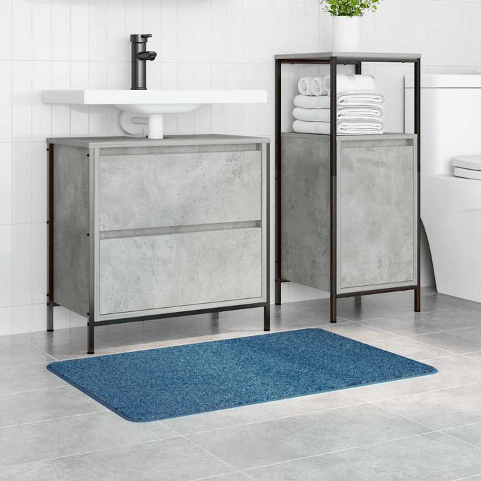 Covoare de baie anti-derapante albastru 60 x 90 cm PP WALTI
