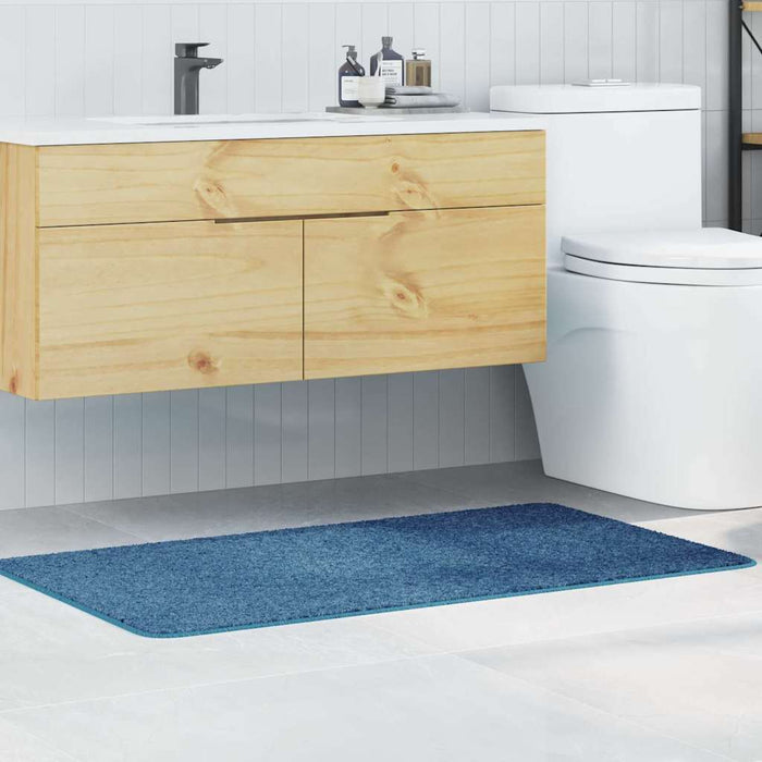Covoare de baie anti-derapante albastru 70 x 120 cm PP WALTI