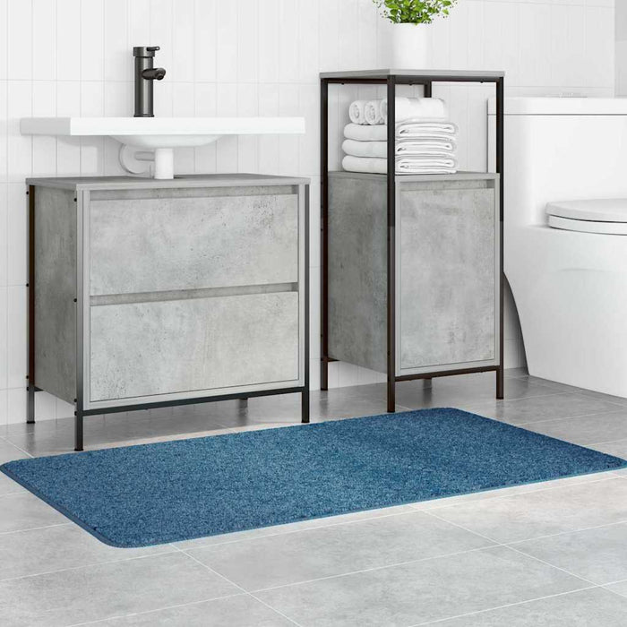 Covoare de baie anti-derapante albastru 70 x 120 cm PP WALTI