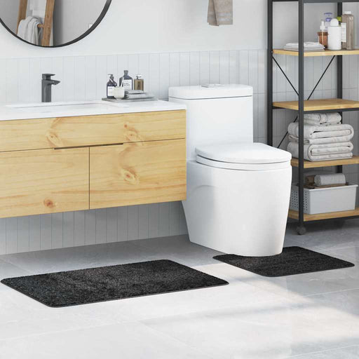 Set de mochete anti-derapante pentru baie 2 pcs Gri închis PP - WALTI WALTI