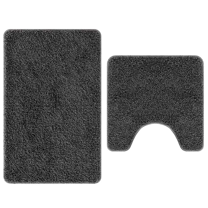 Set de mochete anti-derapante pentru baie 2 pcs Gri închis PP - WALTI WALTI