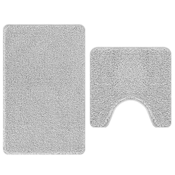 Set de mochete anti-derapante pentru baie 2 pcs Gri PP - WALTI WALTI
