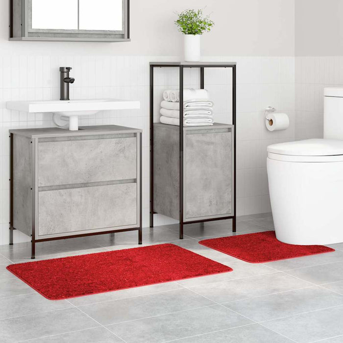 Set de mochete anti-derapante pentru baie 2 pcs Roșu PP - WALTI WALTI