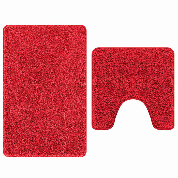 Set de mochete anti-derapante pentru baie 2 pcs Roșu PP - WALTI WALTI
