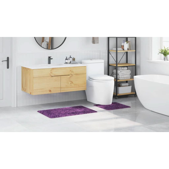 Set de mochete anti-derapante pentru baie 2 pcs Violet PP - WALTI WALTI