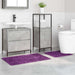 Set de mochete anti-derapante pentru baie 2 pcs Violet PP - WALTI WALTI