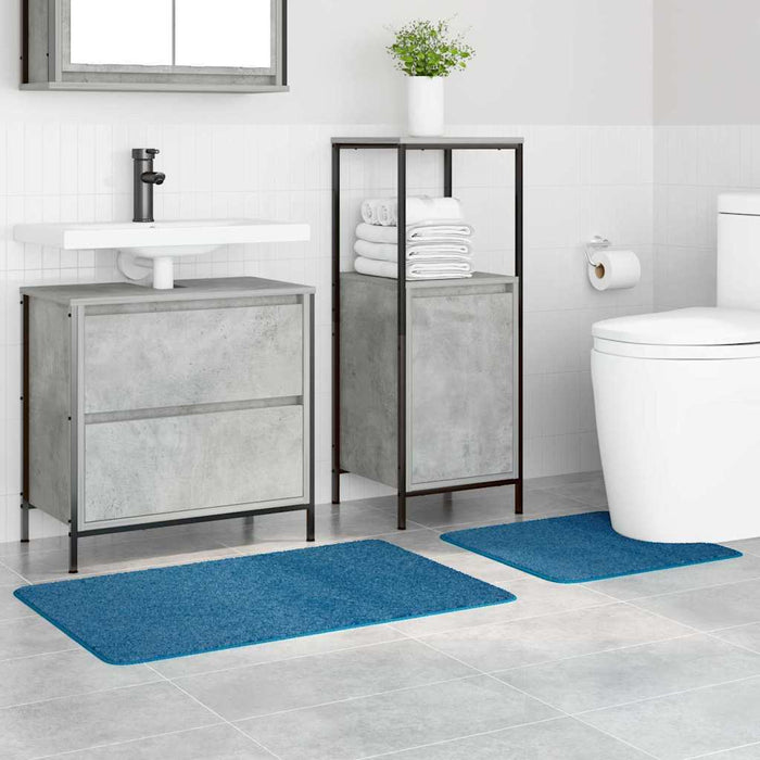 Set de mochete anti-derapante pentru baie 2 pcs albastru PP - WALTI WALTI