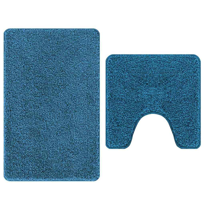 Set de mochete anti-derapante pentru baie 2 pcs albastru PP - WALTI WALTI