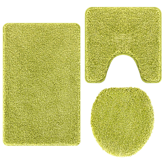 Set de mochete anti-derapante pentru baie 3 pcs Verde PP - WALTI WALTI