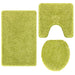Set de mochete anti-derapante pentru baie 3 pcs Verde PP - WALTI WALTI