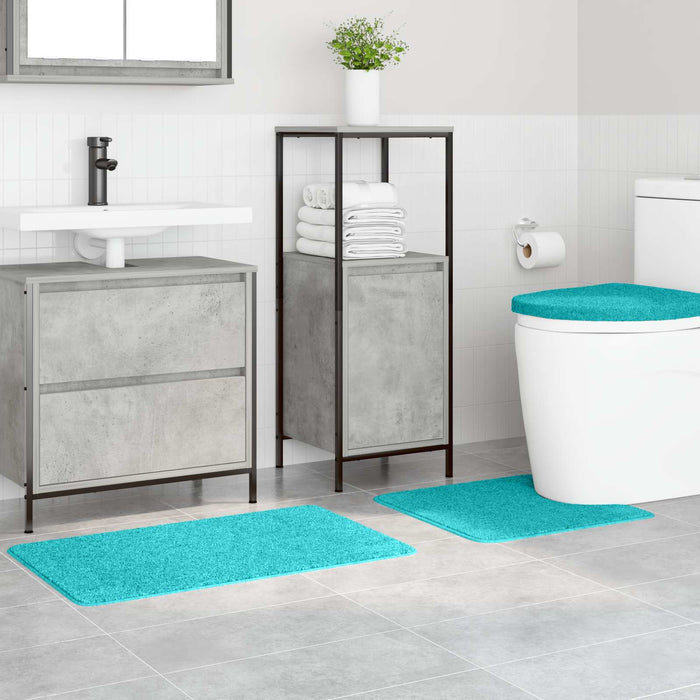 Set de mochete anti-derapante pentru baie 3 pcs Turcoaz PP WALTI