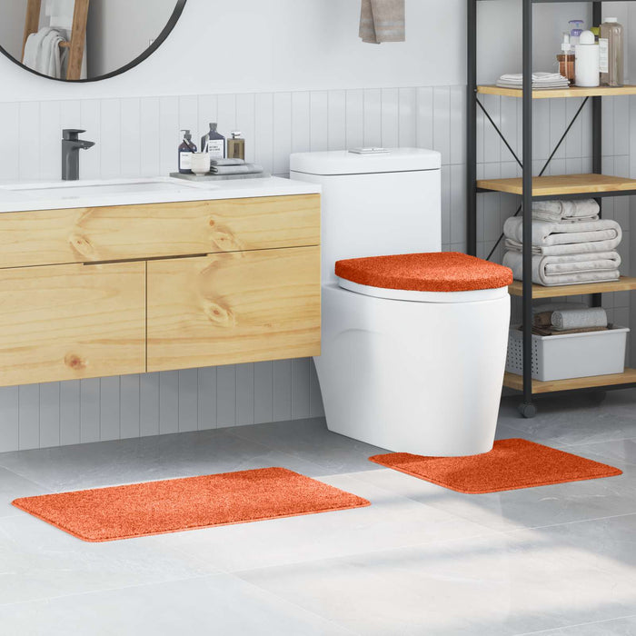 Set de mochete anti-derapante pentru baie 3 pcs Portocaliu PP - WALTI WALTI