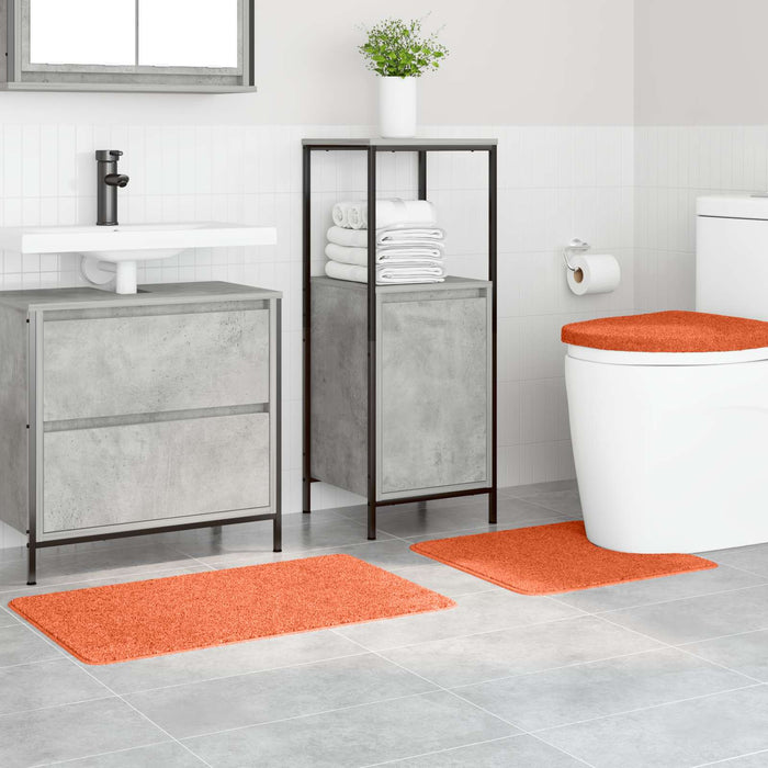 Set de mochete anti-derapante pentru baie 3 pcs Portocaliu PP - WALTI WALTI