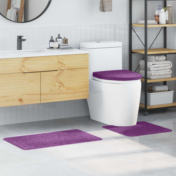Set de mochete anti-derapante pentru baie 3 pcs Violet PP WALTI