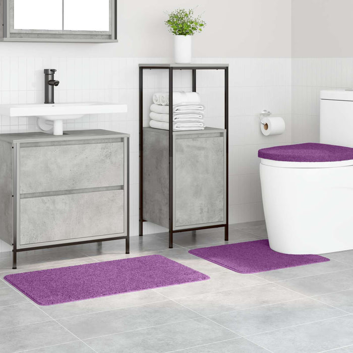 Set de mochete anti-derapante pentru baie 3 pcs Violet PP WALTI