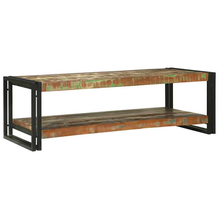 Masă de cafea Multicolour 120 x 50 x 38 cm Lemn recuperat masiv - WALTI WALTI