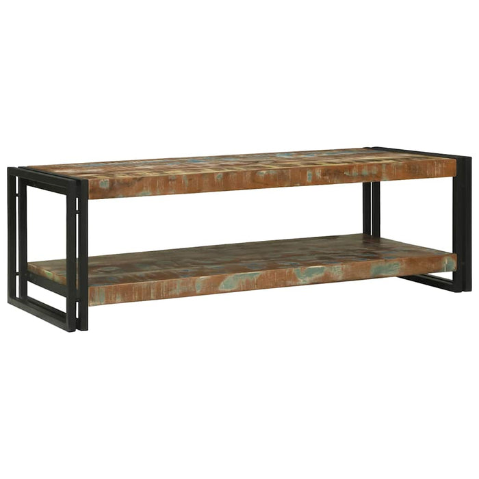 Masă de cafea Multicolour 120 x 50 x 38 cm Lemn recuperat masiv - WALTI WALTI