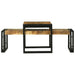 Masă de cafea 2 pcs Maro 48 x 40 x 40 cm Lemn masiv de mango - WALTI WALTI