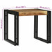 Masă de cafea 2 pcs Maro 48 x 40 x 40 cm lemn masiv de acacia - WALTI WALTI