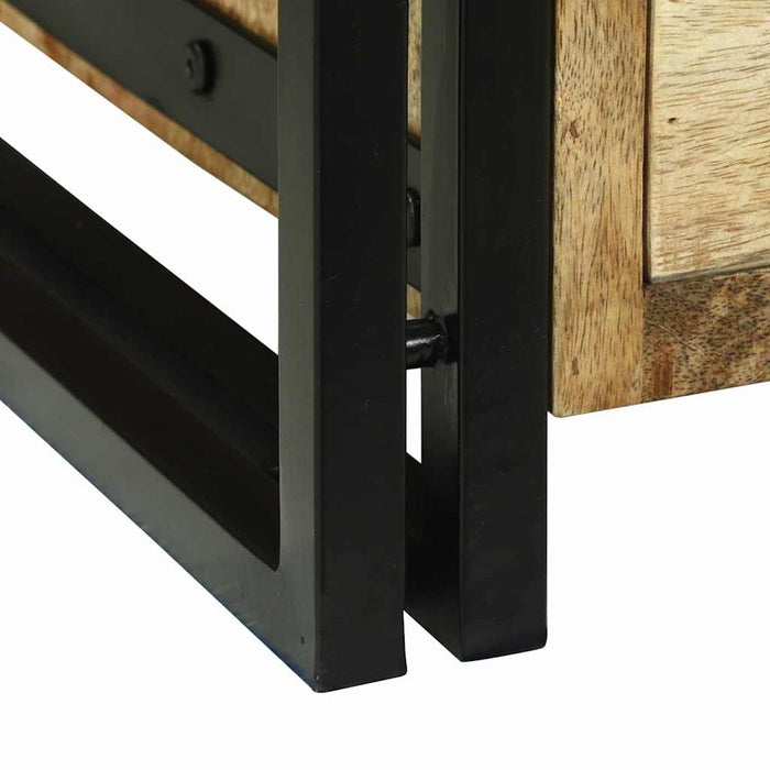 Masă de cafea Maro 90 x 50 x 38 cm Lemn de mango solid WALTI