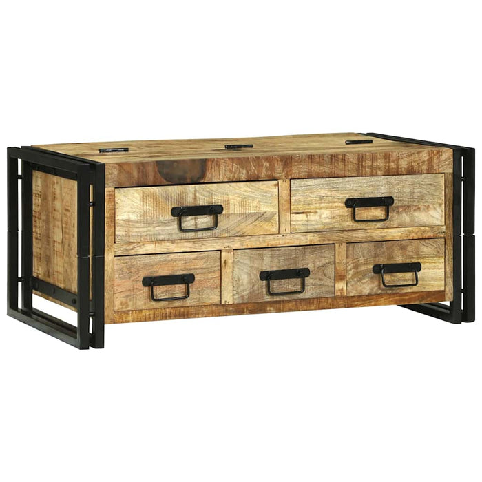 Masă de cafea Maro 90 x 50 x 38 cm Lemn de mango solid WALTI