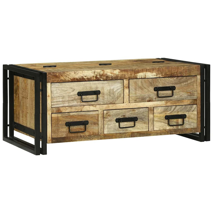 Masă de cafea Maro 90 x 50 x 38 cm Lemn de mango solid WALTI