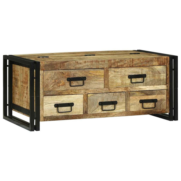 Masă de cafea Maro 90 x 50 x 38 cm Lemn de mango solid WALTI