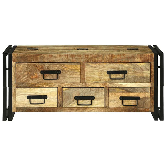 Masă de cafea Maro 90 x 50 x 38 cm Lemn de mango solid WALTI