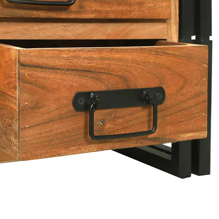 Masă de cafea Maro 90 x 50 x 38 cm lemn masiv de acacia - WALTI WALTI