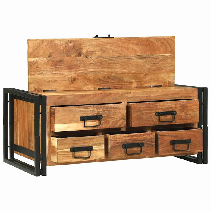 Masă de cafea Maro 90 x 50 x 38 cm lemn masiv de acacia - WALTI WALTI