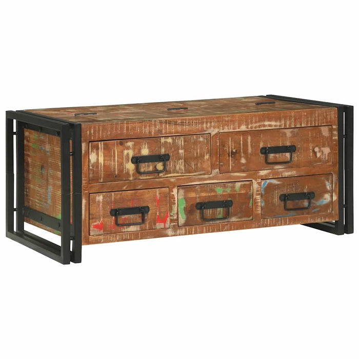 Masă de cafea Maro 90 x 50 x 38 cm Lemn masiv reciclat - WALTI WALTI