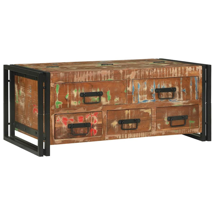 Masă de cafea Maro 90 x 50 x 38 cm Lemn masiv reciclat - WALTI WALTI