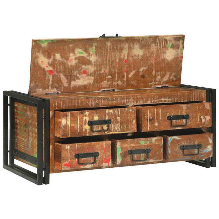 Masă de cafea Maro 90 x 50 x 38 cm Lemn masiv reciclat - WALTI WALTI