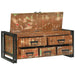Masă de cafea Maro 90 x 50 x 38 cm Lemn masiv reciclat - WALTI WALTI